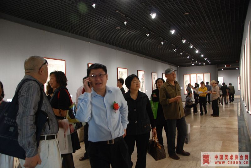 尹晶华个人画展开幕式